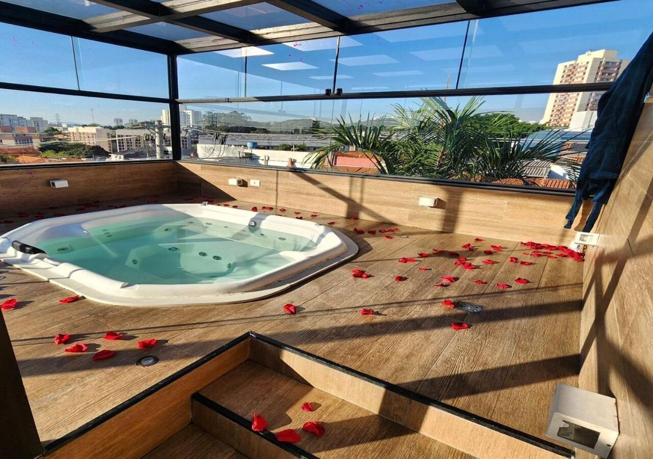 Cobertura Triplex De Luxo Com Jacuzzi Villa São Paulo Luaran gambar