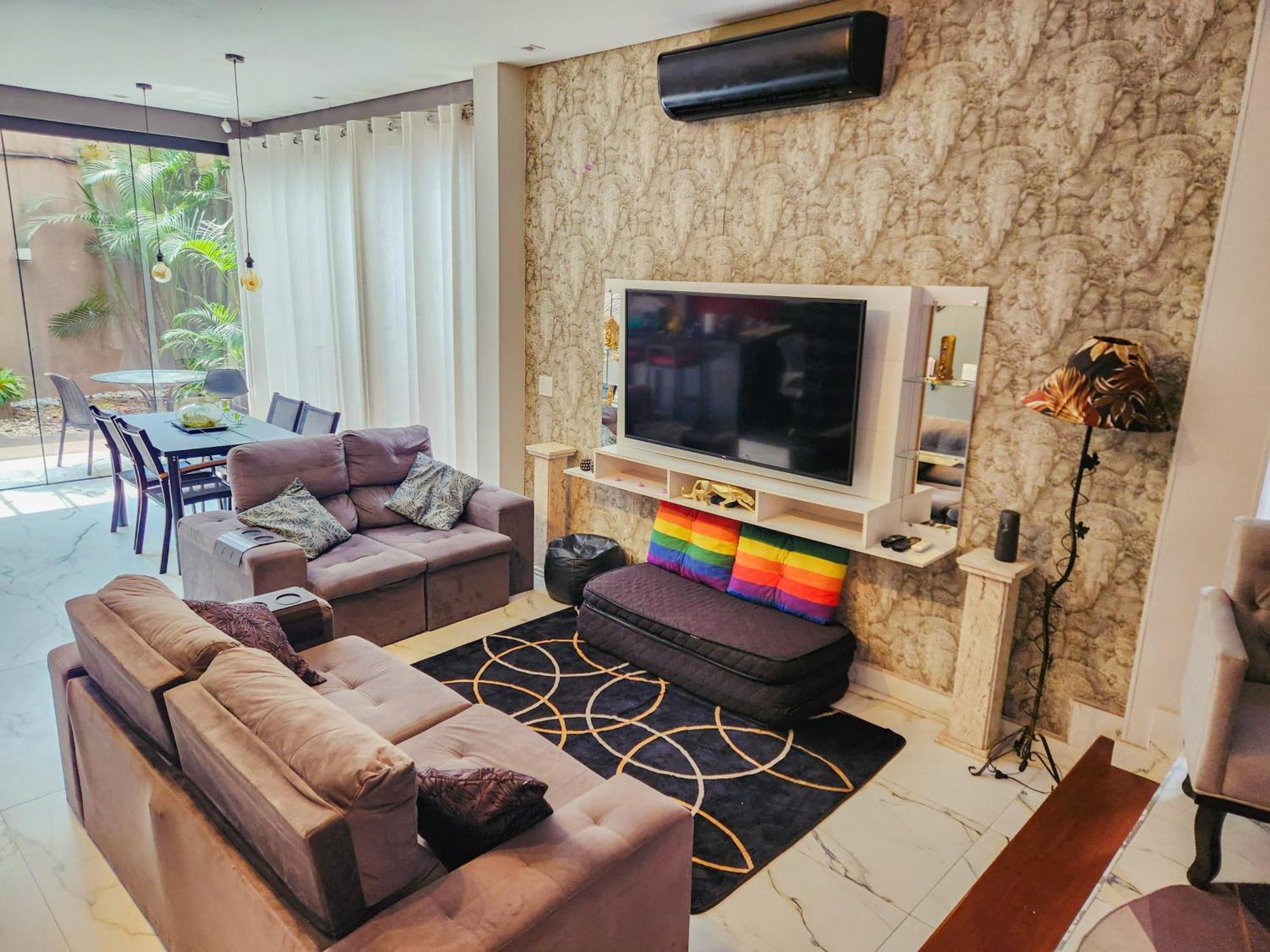 Cobertura Triplex De Luxo Com Jacuzzi Villa São Paulo Luaran gambar