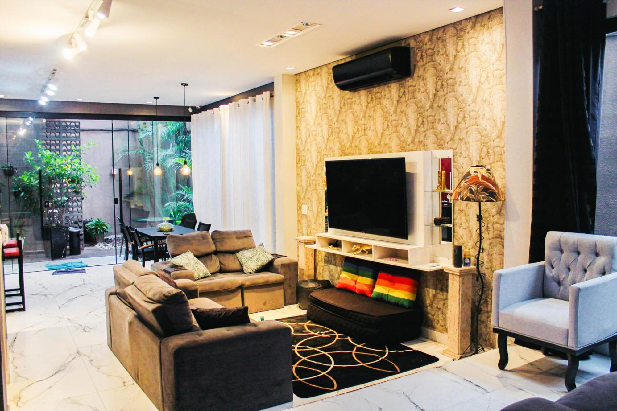 Cobertura Triplex De Luxo Com Jacuzzi Villa São Paulo Luaran gambar